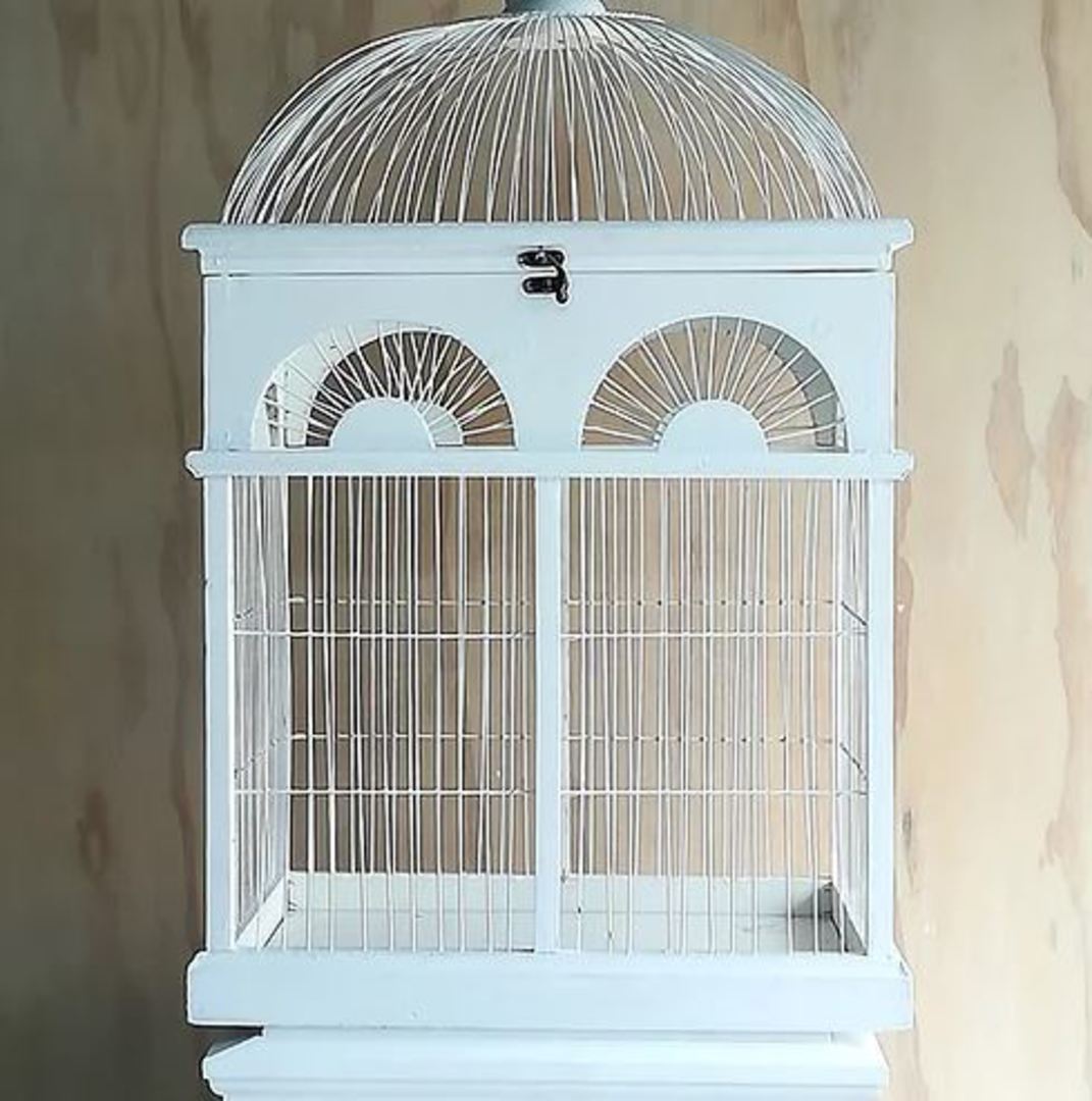Wishing Well Birdcage -Ivory image 1